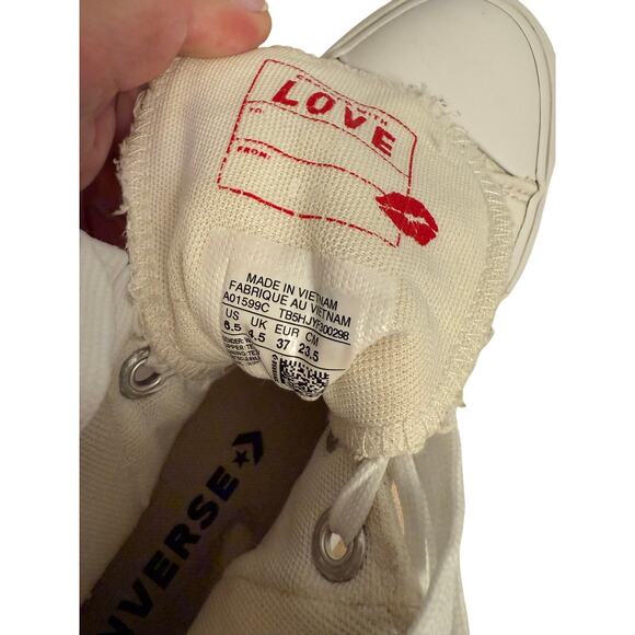 Converse Chuck Taylor All Star Platform High Top Crafted With Love size 6.5 - Picture 4 of 5